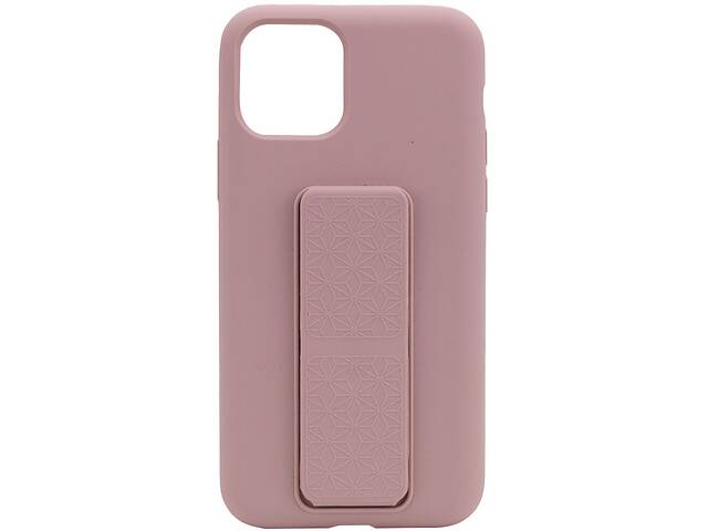 Чехол Silicone Case Hand Holder для Apple iPhone 11 Pro (5.8) (Розовый / Pink Sand) 1096555