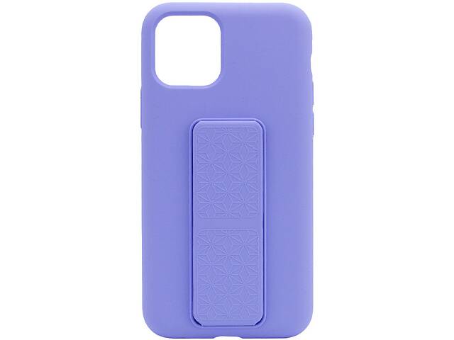 Чехол Silicone Case Hand Holder для Apple iPhone 11 Pro (5.8) (Сиреневый / Dasheen) 1096556