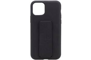 Чехол Silicone Case Hand Holder для Apple iPhone 11 Pro (5.8) (Черный / Black) 1096558