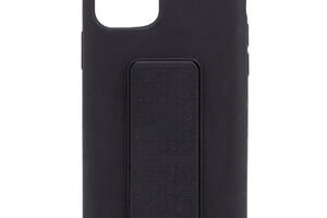 Чехол Silicone Case Hand Holder для Apple iPhone 11 Pro (5.8) (Черный / Black) 1096558