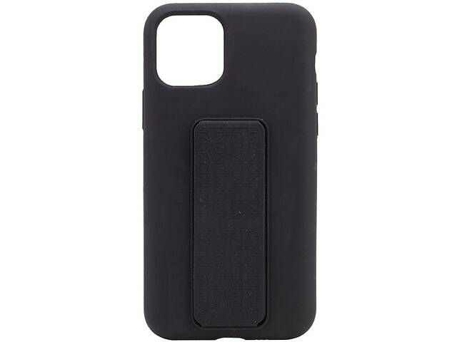 Чехол Silicone Case Hand Holder для Apple iPhone 11 Pro (5.8) (Черный / Black) 1096558