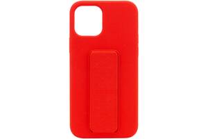 Чехол Silicone Case Hand Holder для Apple iPhone 12 Pro Max (6.7) (Красный / Red) 1096584