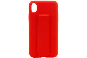 Чехол Silicone Case Hand Holder для Apple iPhone XS Max (6.5) (Красный / Red) 1096624