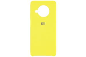 Чехол Silicone Cover (AAA) для Xiaomi Redmi Note 9 Pro 5G (Желтый / Bright Yellow) 1105108