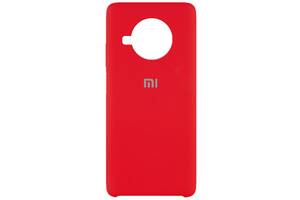 Чехол Silicone Cover (AAA) для Xiaomi Redmi Note 9 Pro 5G (Красный / Red) 1105109