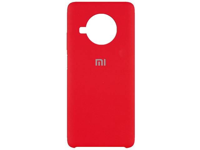 Чехол Silicone Cover (AAA) для Xiaomi Redmi Note 9 Pro 5G (Красный / Red) 1105109