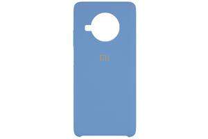 Чехол Silicone Cover (AAA) для Xiaomi Redmi Note 9 Pro 5G (Синий / Denim Blue) 1105116