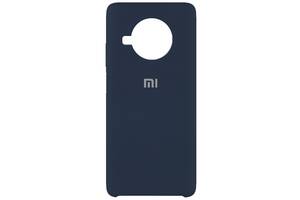 Чехол Silicone Cover (AAA) для Xiaomi Redmi Note 9 Pro 5G (Синий / Midnight blue) 1105117