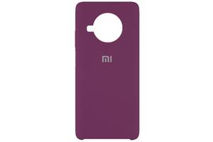 Чехол Silicone Cover (AAA) для Xiaomi Redmi Note 9 Pro 5G (Фиолетовый / Grape) 1105119