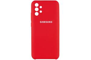 Чохол Silicone Cover Full Camera (AAA) для Samsung Galaxy A72 4G (Червоний/Red) 1147003