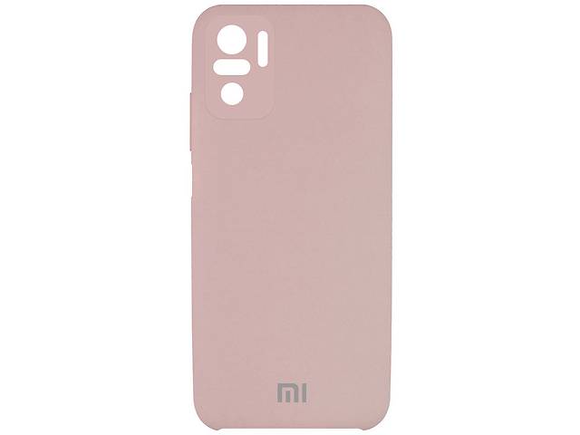 Чехол Silicone Cover Full Camera (AAA) для Xiaomi Redmi Note 10 / Note 10s (Розовый / Pink Sand) 1164677