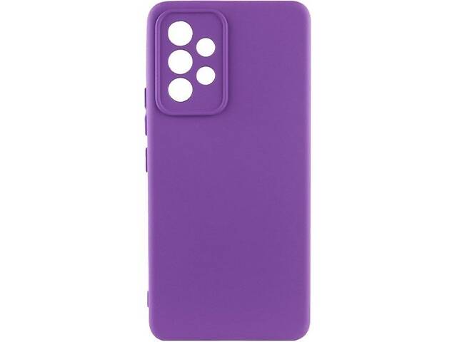 Чехол Silicone Cover Lakshmi Full Camera для Samsung A73 A736 Purple (Код товара:20991)