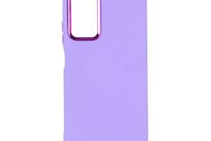 Чехол Silicone Cover Metal frame AA Xiaomi Redmi Note 11 Pro 4G/5G / Redmi 12 Pro 4G Elegant purple