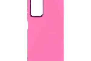 Чехол Silicone Cover Metal frame AA Xiaomi Redmi Note 11 Pro 4G/5G / Redmi 12 Pro 4G Shiny pink