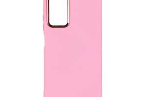 Чехол Silicone Cover Metal frame AA Xiaomi Redmi Note 11 Pro 4G/5G / Redmi 12 Pro 4G Light pink