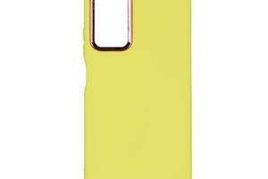 Чехол Silicone Cover Metal frame AA Xiaomi Redmi Note 11 Pro 4G/5G / Redmi 12 Pro 4G Yellow