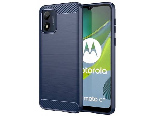 Чехол Slim Series для Motorola E13 Blue (Код товара:27590)