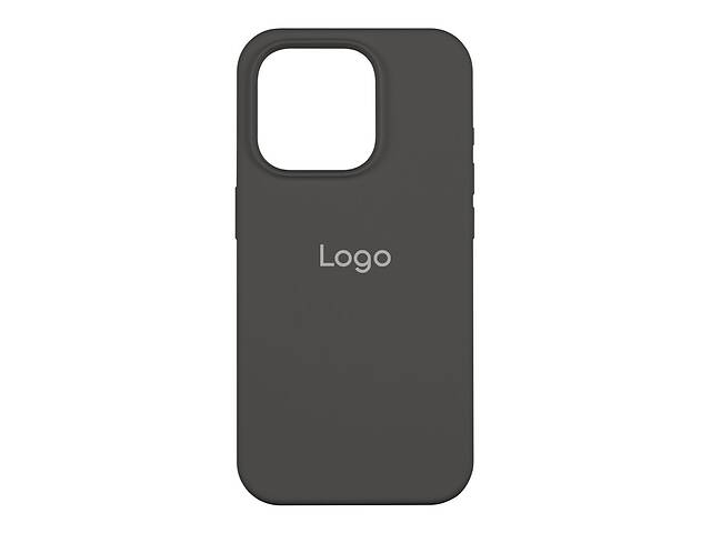 Чехол Spase Silicone Case Full Size AA iPhone 15 Pro Dark grey