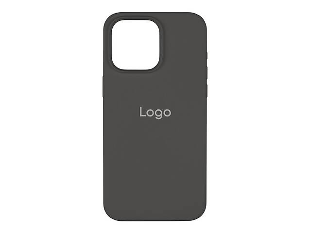 Чехол Spase Silicone Case Full Size AA iPhone 15 Pro Max Dark grey