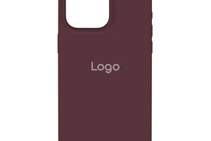 Чехол Spase Silicone Case Full Size AA iPhone 15 Pro Max Plum