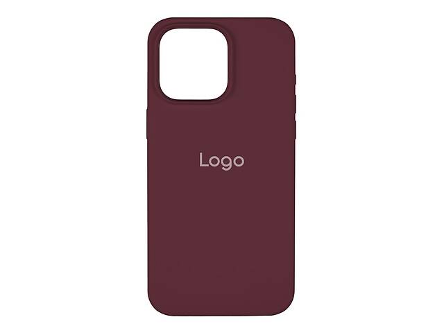 Чехол Spase Silicone Case Full Size AA iPhone 15 Pro Max Maroon