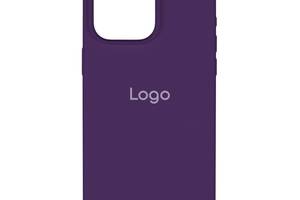 Чехол Spase Silicone Case Full Size AA iPhone 15 Pro Max Purple
