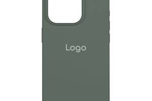 Чехол Spase Silicone Case Full Size AA iPhone 15 Pro Pine green