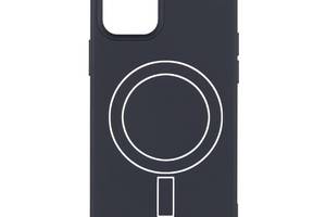 Чехол Spase TPU Aneu c Magsafe iPhone 12 Pro Max Black - White
