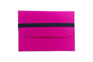 Чехол-сумка из войлока фетр Wiwu Apple MacBook 14 Hot Pink