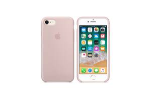 Чехол силиконовый soft-touch Apple Silicone case для iPhone 7/8/SE (2020) розовый Pink Sand