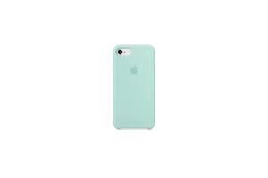 Чехол силиконовый soft-touch Apple Silicone Case для iPhone 7/8/SE (2020) мятный Marine Green