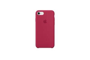 Чехол силиконовый soft-touch Apple Silicone Case для iPhone 7/8/SE (2020) красный Rose Red