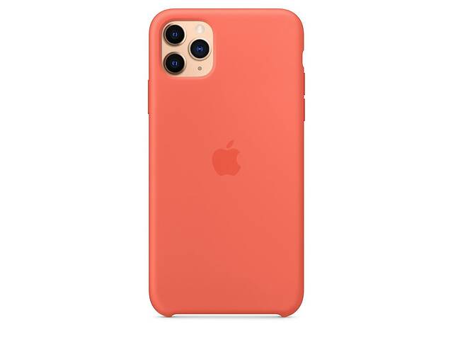 Чехол силиконовый soft-touch Silicone Case для iPhone 11 Pro Max Clementine