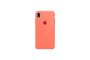 Чехол силиконовый soft-touch Apple Silicone case для iPhone Xs Max оранжевый Nectarine