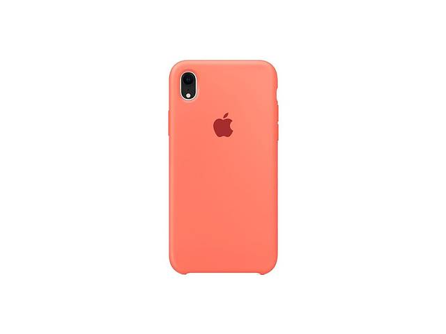 Чехол силиконовый soft-touch Apple Silicone case для iPhone Xs Max оранжевый Nectarine