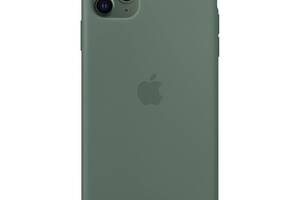 Чехол силиконовый soft-touch Silicone Case для iPhone 11 Pro Max Pine Green
