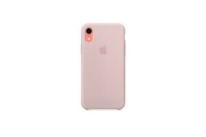 Чехол силиконовый soft-touch Apple Silicone case для iPhone Xr розовый Pink Sand