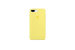 Чехол силиконовый soft-touch Apple Silicone case для iPhone 7 Plus/8 Plus желтый Lemonade