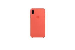 Чехол силиконовый soft-touch Apple Silicone case для iPhone X/Xs оранжевый Nectarine