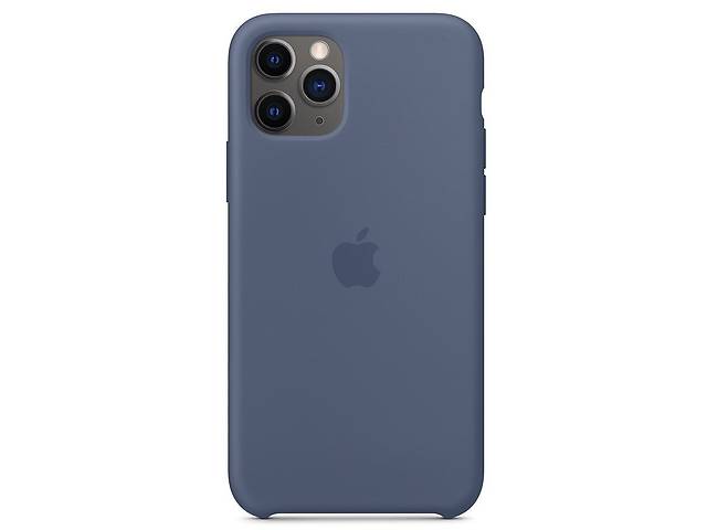 Чехол силиконовый soft-touch Silicone Case для iPhone 11 Pro Max Alaskan Blue