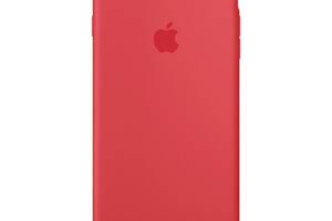 Чехол силиконовый soft-touch Apple Silicone case для iPhone 7 Plus/8 Plus красный Red Raspberry