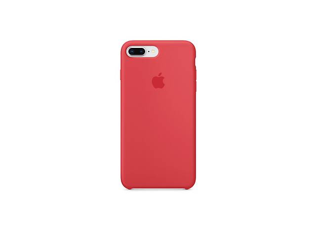 Чехол силиконовый soft-touch Apple Silicone case для iPhone 7 Plus/8 Plus красный Red Raspberry