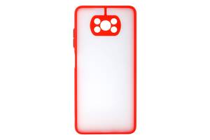 Чехол Totu Gingle Series with Frame для Xiaomi Poco X3 Red