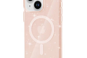 Чехол TPU Epik Galaxy Sparkle MagFit Apple iPhone 13 / 14 6.1' Gold+Glitter