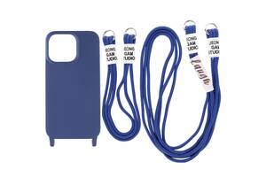 Чехол TPU Epik two straps California Apple iPhone 11 6.1' Темно-синий / Midnight blue