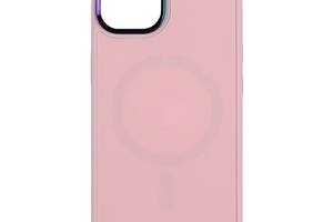 Чехол TPU Foggy with Magsafe Apple Iphone 12 / Iphone 12 Pro Pink