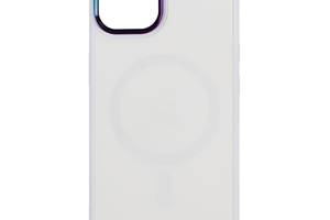 Чехол TPU Foggy with Magsafe Apple Iphone 12 / Iphone 12 Pro White