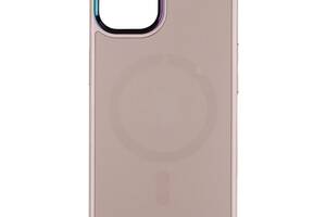 Чехол TPU Foggy with Magsafe Apple Iphone 12 / Iphone 12 Pro Pink sand