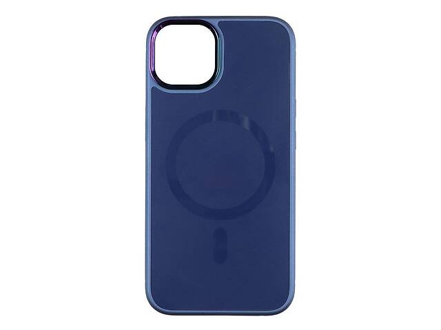 Чехол TPU Foggy with Magsafe Apple Iphone 12 / Iphone 12 Pro Dark blue