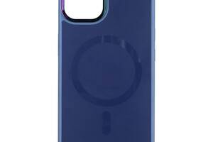 Чехол TPU Foggy with Magsafe Apple Iphone 12 Pro Max Dark blue